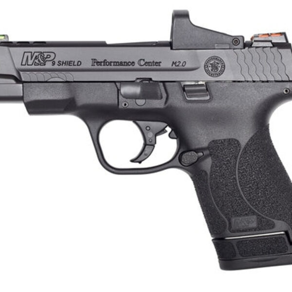 Smith & Wesson M&P Performance Center Shield M2.0 9mm, 4" Barrel, Black, Red Dot Sight, 7rd