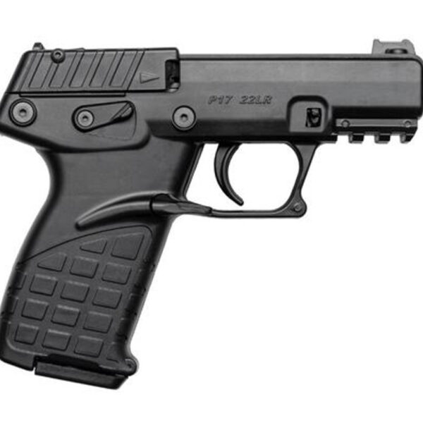 Kel-Tec P17 .22 LR, 3.93" Threaded Barrel, Fiber Optic Front Sight, Black, 16rd