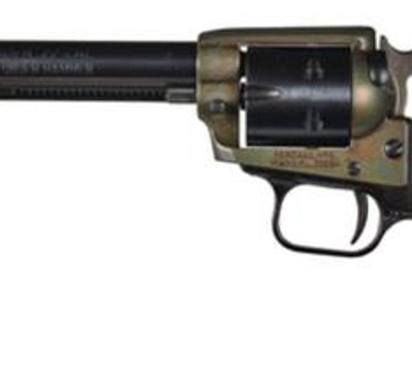 Heritage Rough Rider 22LR/22 Mag 6.5" 6rd Camo Lam Grip Case Hardened