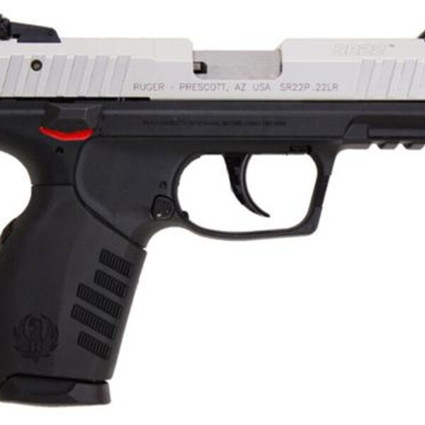 Ruger SR22 PS 22LR, Silver Anodized Slide