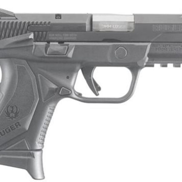 Ruger American Double 9mm 3.5", /12+1 Black Polymer Wraparound Gr,  17 rd