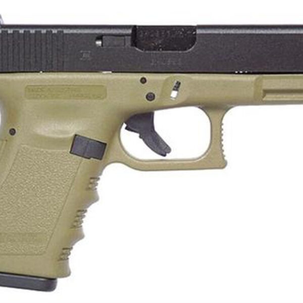 Glock 19 9mm, Fixed Sights, Olive Drab, 10rd Mags