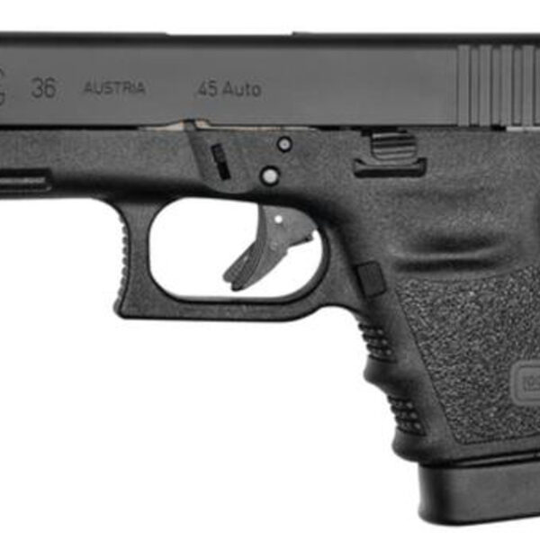 Glock G36 45 ACP 3.78" Barrel Fixed Sights, Rail 6 Rd Mag