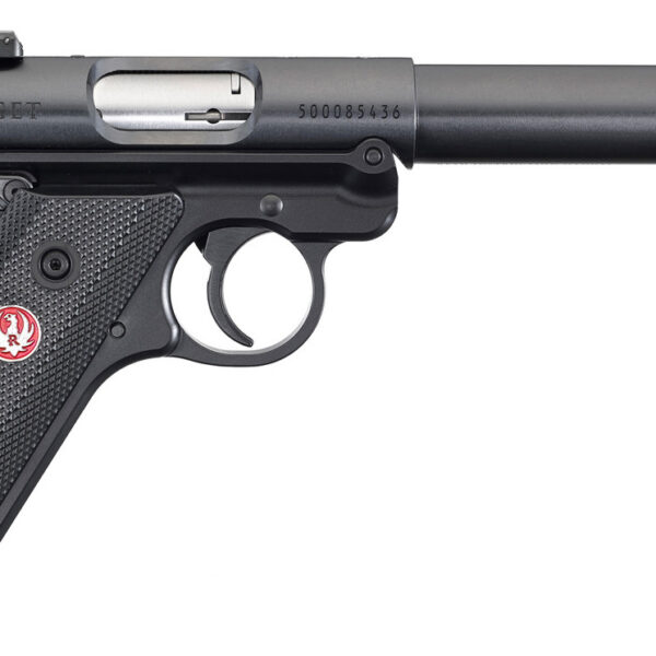 Ruger Mark IV Target 22 LR, 5.5" Barrel, Black, Bull Barrel, California Compliant,10rd
