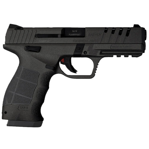 SAR USA  Sar9x 9mm, 4.4" Barrel, Black Body, Black Slide, 17rd