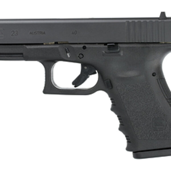 Glock G23 Refurbished 40 Smith & Wesson, 4" Barrel, Black, Fixed Sights, 13rd