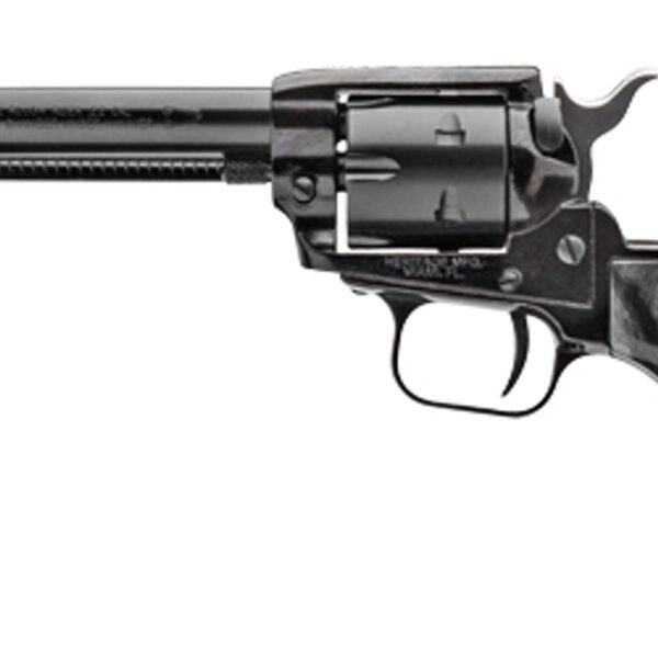 Heritage Rough Rider Dual Cylinder .22 LR / .22 WMR, 4.75" Barrel, Pearl Birdshead, Black, 6rd