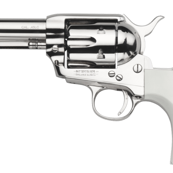 Taylors & Company 1873 357 Magnum, 3.5" Barrel, Nickel-Plated, Ivory Birdshead, 6rd