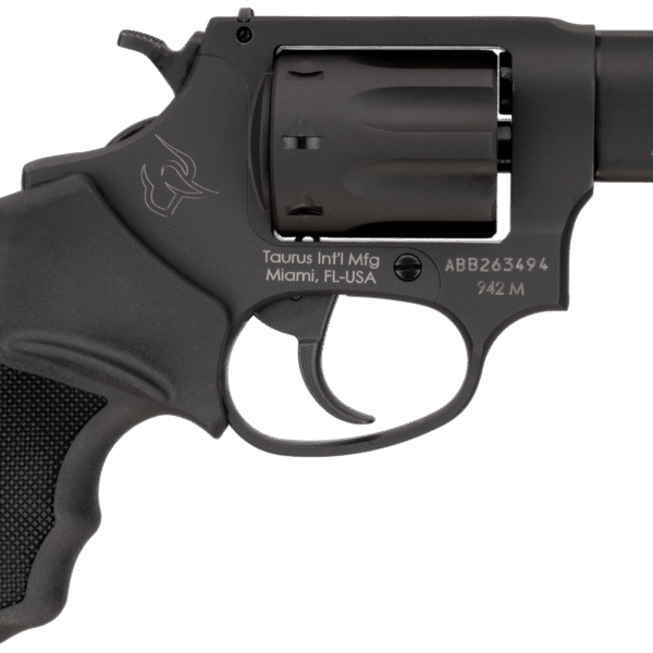 Taurus 942 22 Magnum, 2" Barrel, Black, Polymer Grip, 8rd