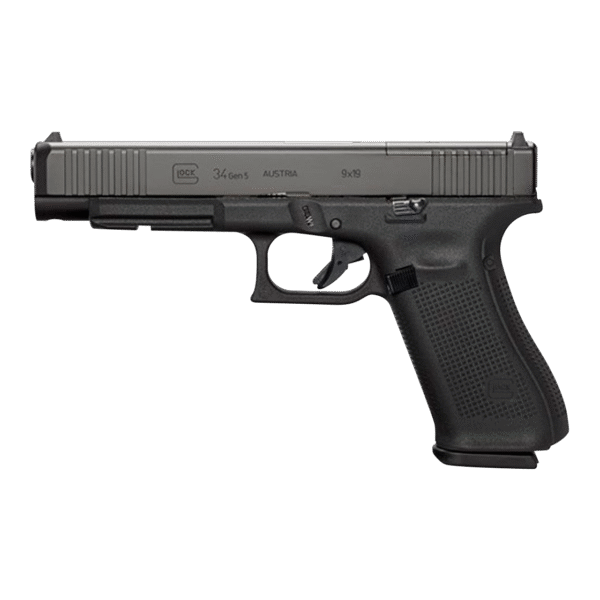 Glock 34 Gen5 MOS Competition 9mm, 5.31" Barrel, Flared Mag Well, 17rd