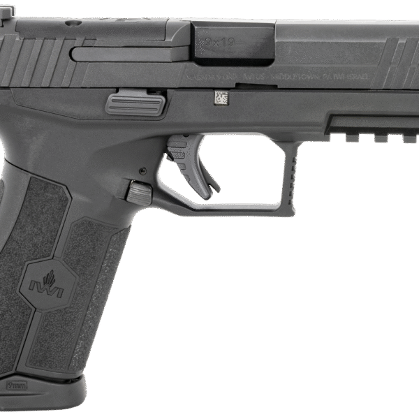 IWI US MASADA 9mm, 4.1" Barrel, Optics Ready, Night Sights, Black, 17rd