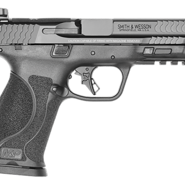 Smith & Wesson M&P 2.0 Full Size 9mm, 4.25" Barrel, Armornite Black, Optics Ready, No Manual Safety, Flat Face Trigger, Integ. Trigger Safety, 2x17rd Mags