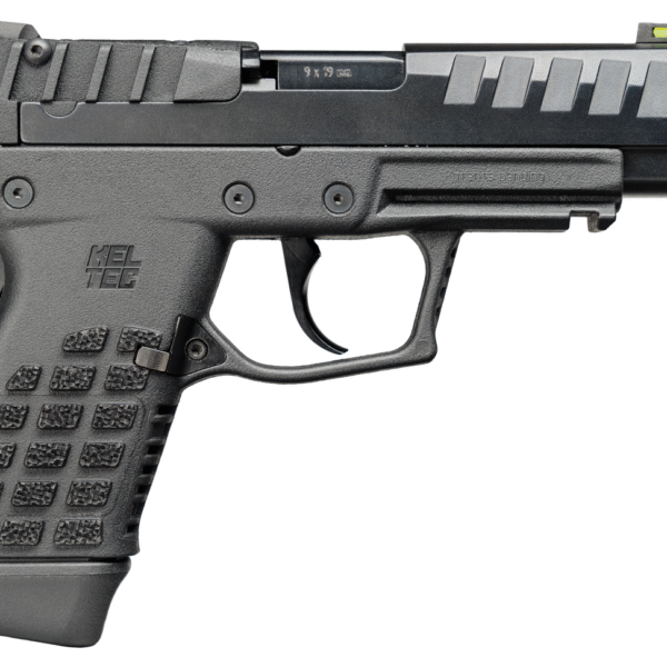 Kel-Tec P15 9mm, 4" Barrel, Matte Finish, Black, Hi-Viz Front, Tritium Rear, 15rd