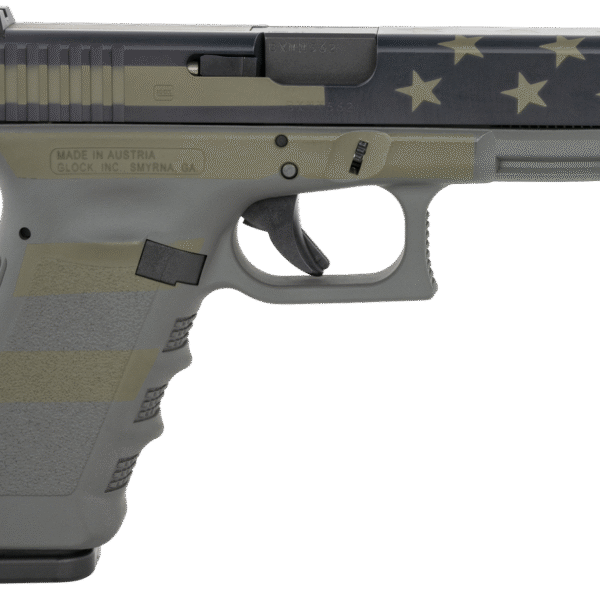 Glock G22 Gen3 AUS 40 S&W 4.49" Barrel, Overall Operator Flag Cerakote Finish, 15rd