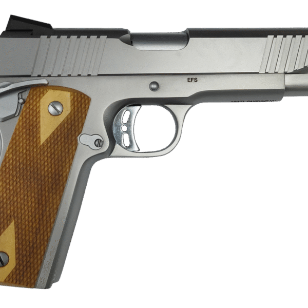 Armscor Rock Series 1911 9mm, 5" Barrel, Silver, Wood Grips, 10rd