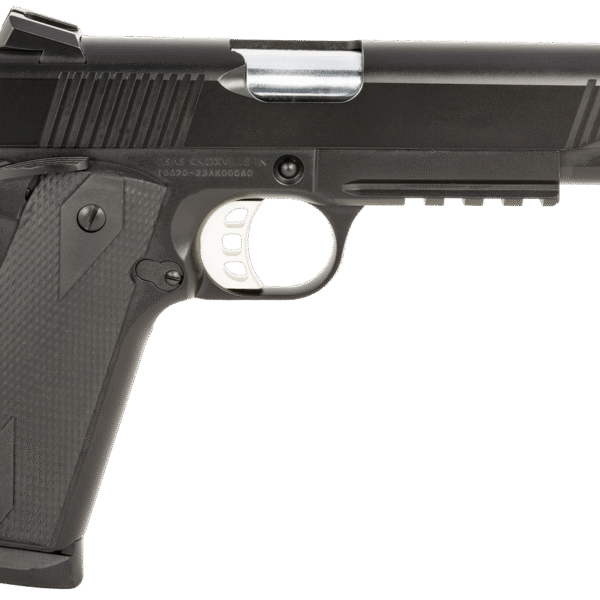 Tisas 1911 Duty 45 ACP, 5" Cold Hammer Forged Barrel, Black Cerakote Finish, 10rd