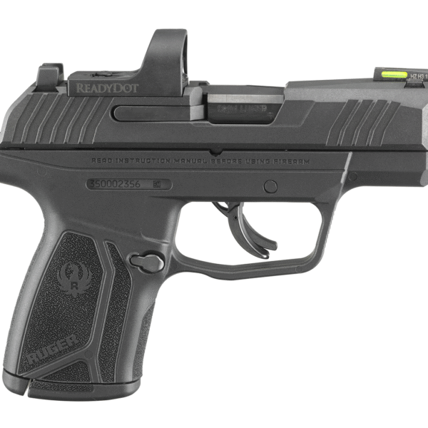 Ruger MAX-9 9mm, 3.2" Barrel, Black, Includes Ruger ReadyDot Micro Reflex Sight, 12rd