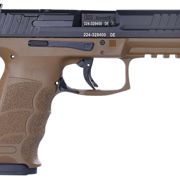 HK VP9 9mm, 4.09" Barrel, Flat Dark Earth, Optic Ready, 17rd