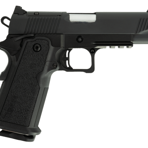 Tisas 1911 Carry DS 9mm, 4.25" Barrel, Black Cerakote, Picatinny Rail, 17rd