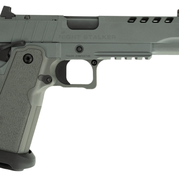 Tisas 1911 B9R Night Stalker 9mm, 5.55" Threaded Barrel, Gray Cerakote, 17rd