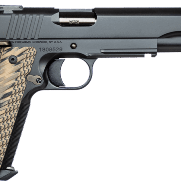Dan Wesson Kodiak 1911 10mm, 6.03" Barrel, Gray, Black/Brown G10 Grip, 8rd