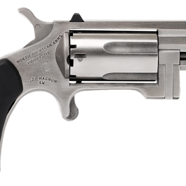 North American Arms Sentinel 22 WMR, 1.625" Barrel, Silver, Rubber Grip, 5rd
