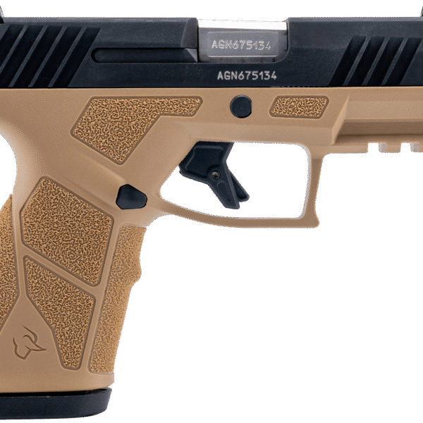Taurus GX2 9mm, 3.38" Barrel, Tan-Black, Adj Rear Sight, 2x13rd Mags
