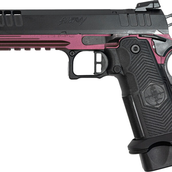 Great Lakes 1911 DS Synergy 9mm, 5" Barrel, Black Cherry Frame, Black Slide/Grip, Optic Ready, 20rd