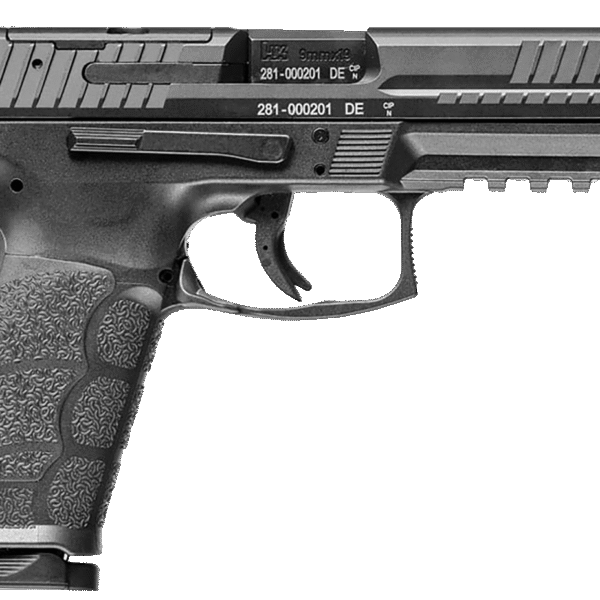 HK VP9A1 K 9mm, 4.09" Barrel, Black, Optic Ready, Polymer Frame, 15rd