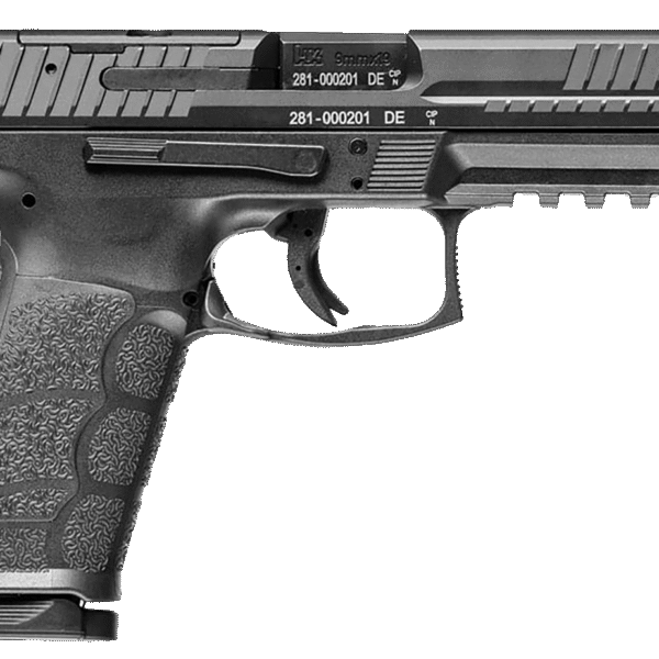 HK VP9A1 F 9mm, 4.53" Barrel, Black, Optic Ready, Polymer Frame, 20rd