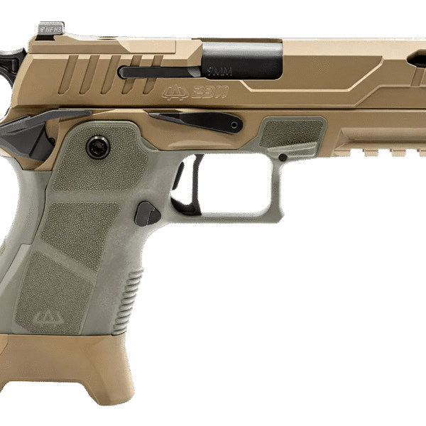 OA Defense 2311 Compact Pro Plus 9mm, 4.25" Ported Barrel, High Desert Frame, Sage Grip, Optic Ready, 17rd