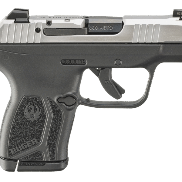 Ruger LCP Max 380 ACP, 2.8" Barrel, Black Polymer Frame, Stainless Steel Slide, CA Compliant, 10rd
