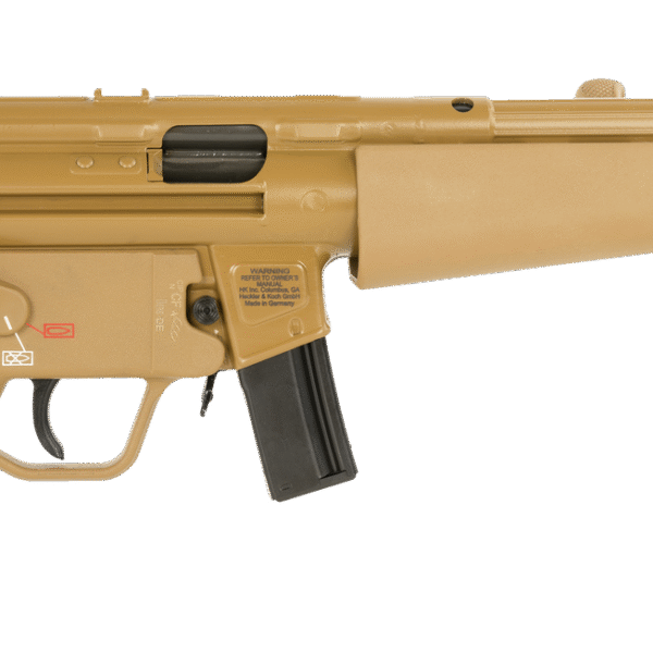 HK SP5 9mm, 8.86" Threaded Barrel, RAL8000 FDE Finish, 2x10rd Mags