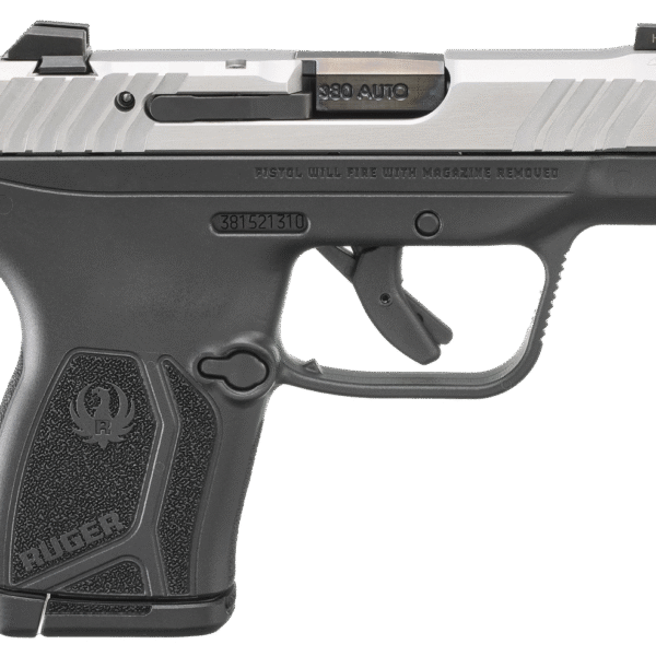 Ruger LCP MAX 380 ACP, 2.8" Barrel, Stainless Steel Slide, Black Frame, 10rd
