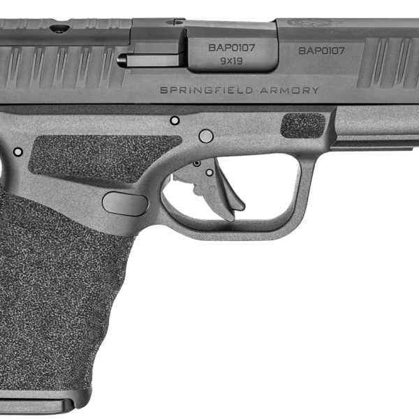Springfield Hellcat Pro 9mm, 3.7" Barrel, Melonite Black, Crimson Trace CT-1500, Range Bag, 5x15rd