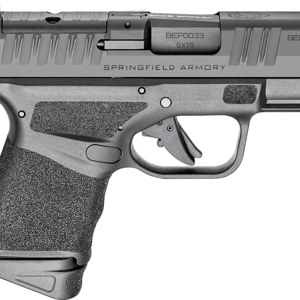 Springfield Hellcat OSP CA Legal 9mm, 3" Barrel, Melonite Black, Crimson Trace CT-1500, Tritium, Optics Ready, 5x10rd, Range Bag, California Compliant