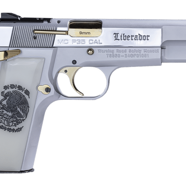 EAA Girsan MCP 35 Liberador 9mm, 4.87" Barrel, Engraved Special Edition, Mexican Eagle Grips, CA Legal, 10rd