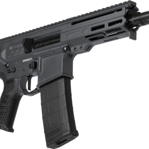 CMMG Pistol Dissent Mk4 .300 Blk, 6.5" Barrel, Side Charger, Sniper Gray, 30rd