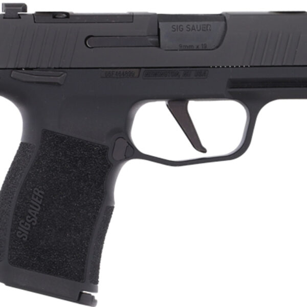 Sig Sauer P365X, 9mm, 3.1" Barrel, Black, Optic Ready, Manual Safety, 10rd