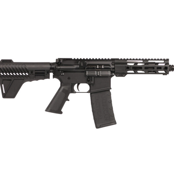 ATI MilSport AR15 Pistol 5.56mm/223 7.50" Black Barrel, 7" M-Lok Handguard, Matte Black, 30rd