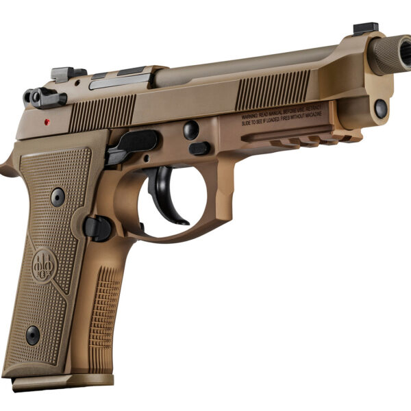 Beretta M9A4 9mm, 5.1" Barrel, Night Sights, Flat Dark Earth, 18rd
