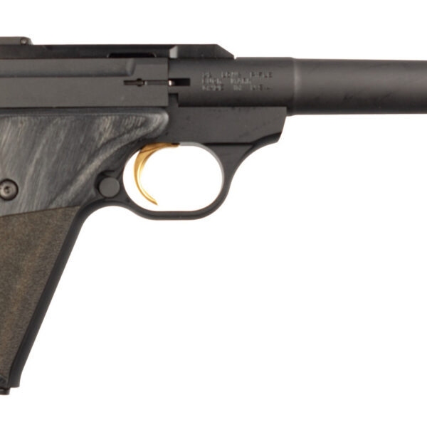Browning Buck Mark Black Label Camper 22 LR, 5.5'' Barrel, Black, Lamninate Grip, 10rd