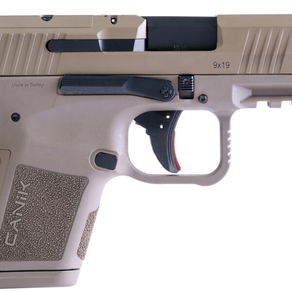 Canik METE MC9 9mm, 3.18" Barrel, Flat Dark Earth, Textured Polymer Grip, 15rd