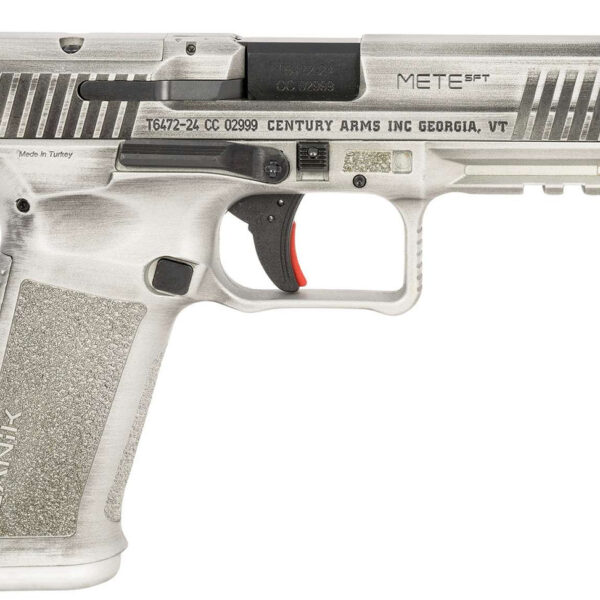 CIA Canik Mete SFT 9mm, 4.46" Barrel, Optic Ready, Distressed Gray, 18rd