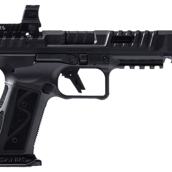 Canik Rival-S 9mm, 5" Barrel, Steel Frame, Darkside Finish,  Mecanik MO2 Optic, 18rd