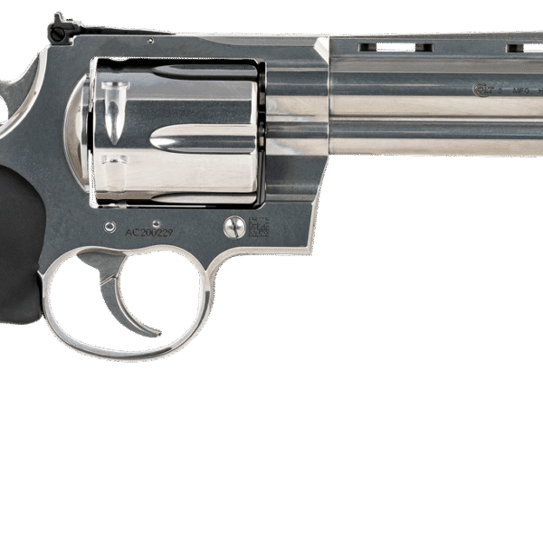 Colt Anaconda 44 Magnum, 6" Barrel, Stainless Steel, Black Hogue Grip, 6rd