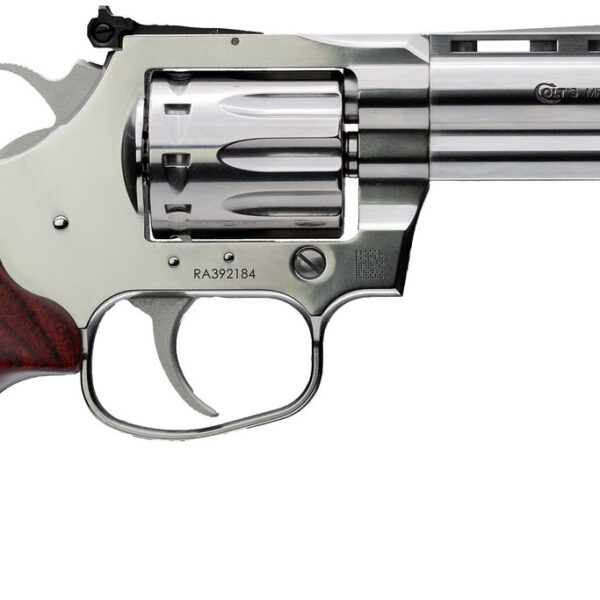 Colt King Cobra TALO Exclusive 22 LR, 4.25" Barrel, Stainless Steel Frame, Snake Scale Walnut Grip, 10rd