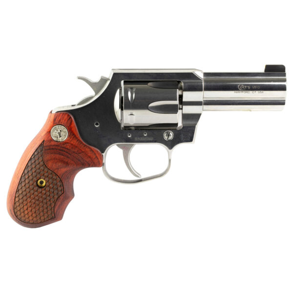 Colt King Cobra 357 Magnum, 3" Barrel, Stainless Steel Frame, Walnut Grip, 6rd