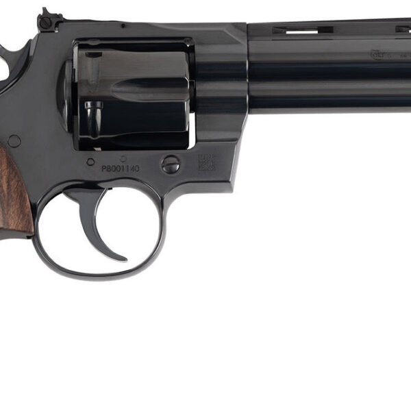 Colt Python 357 Magnum, 6" Barrel, Blued, Walnut Grips, 6rd
