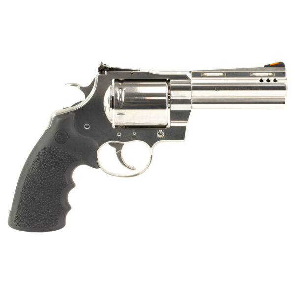 Colt Kodiak 44 Magnum, 4.25" Ported Barrel, Stainless Steel, Black Hogue Rubber Grip, 6rd